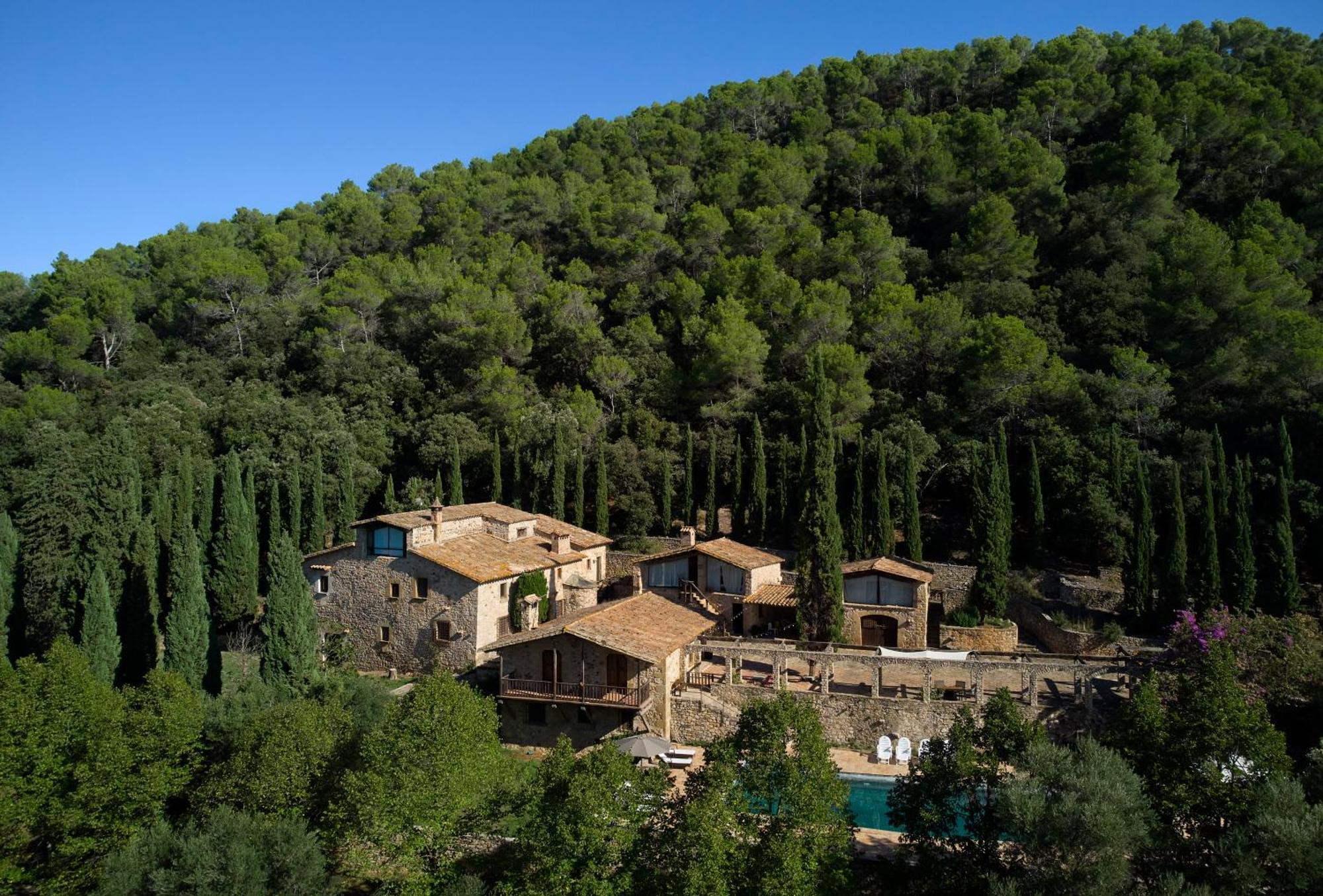 Mas Noguer Villa Girona Bagian luar foto