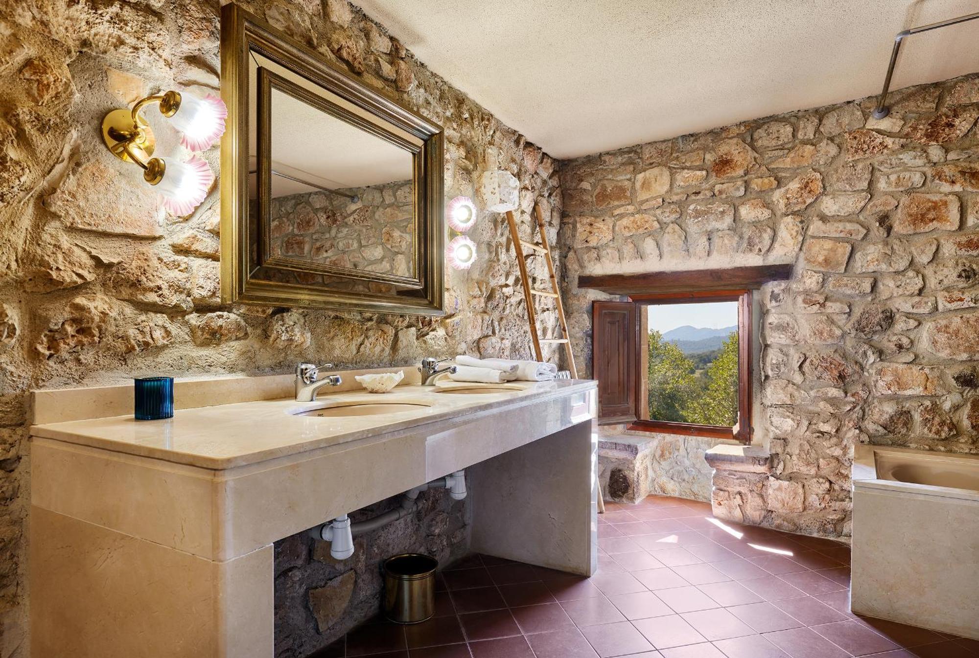 Mas Noguer Villa Girona Bagian luar foto