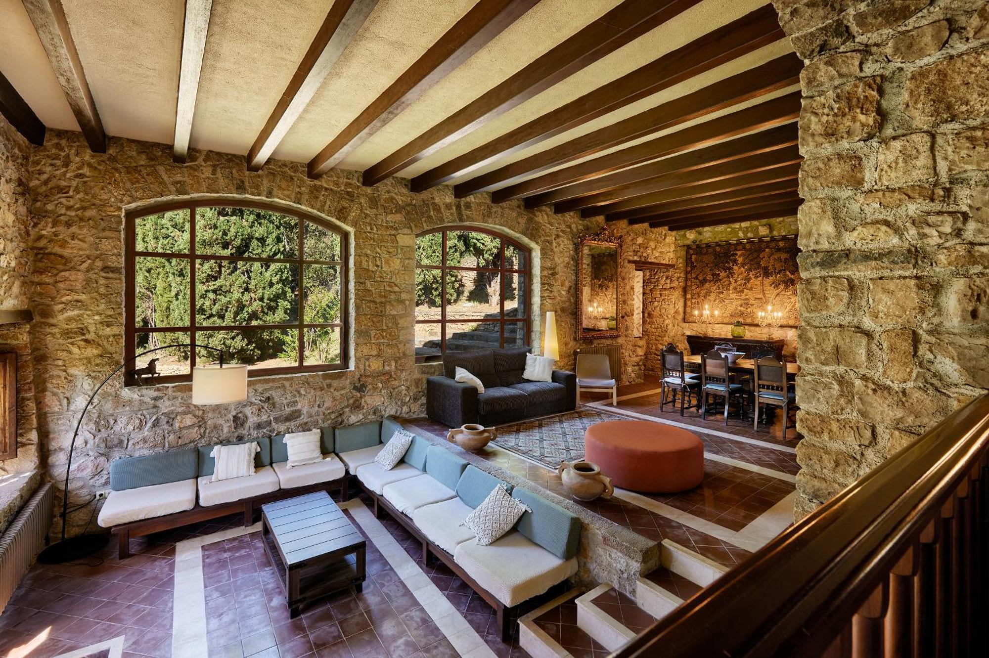 Mas Noguer Villa Girona Bagian luar foto