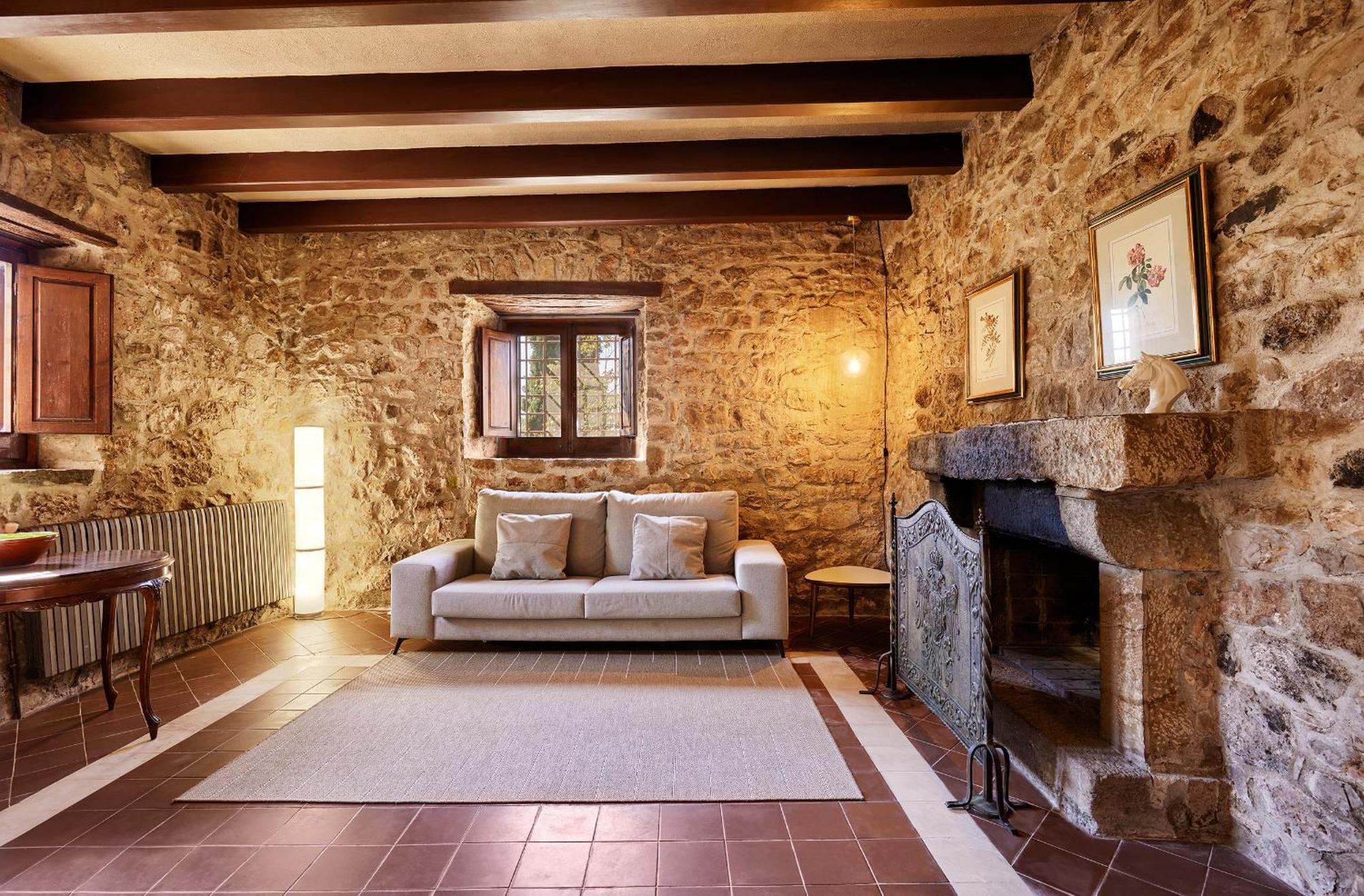 Mas Noguer Villa Girona Bagian luar foto