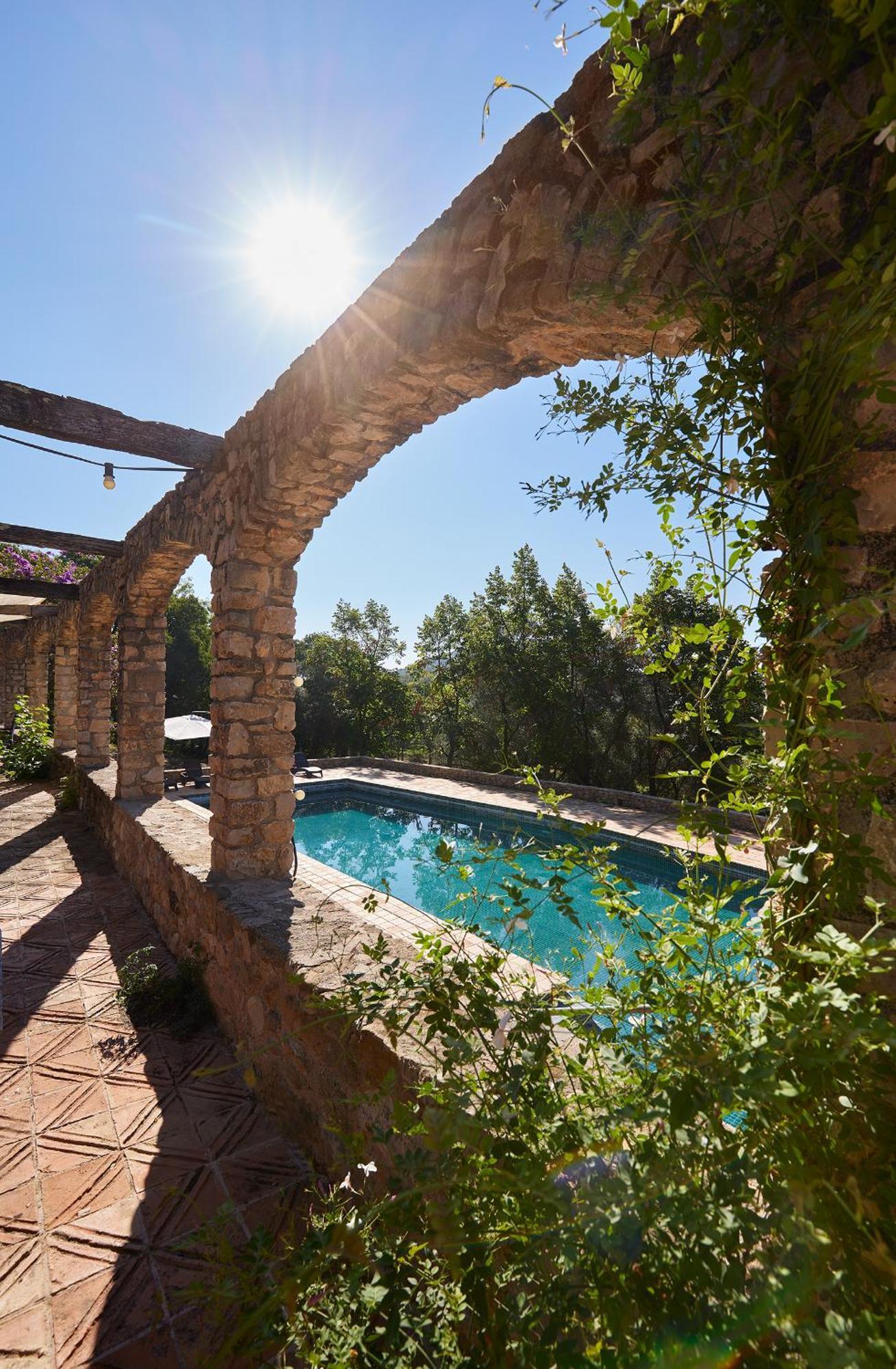 Mas Noguer Villa Girona Bagian luar foto